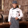 double breasted chef uniform long sleeve
