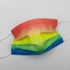 2025 fashion Gradient color 3-layers  disposable mask  cheap non-medical mask PPE mask Color color 3