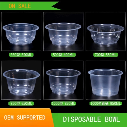 factory wholesale Disposable tableware Bowl PP take away box