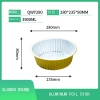 high quality golden aluminum foil  dish tableware Bowl  take away box OEM supported Color color 4