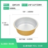 high quality rectangle golden aluminum foil  dish tableware Bowl  take away box OEM supported