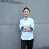 2025 spring new long sleeve yellow color tea house work jacket blouse  hotel pub staff  shirt  uniform low price