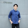 2025 spring new long sleeve yellow color tea house work jacket blouse  hotel pub staff  shirt  uniform low price
