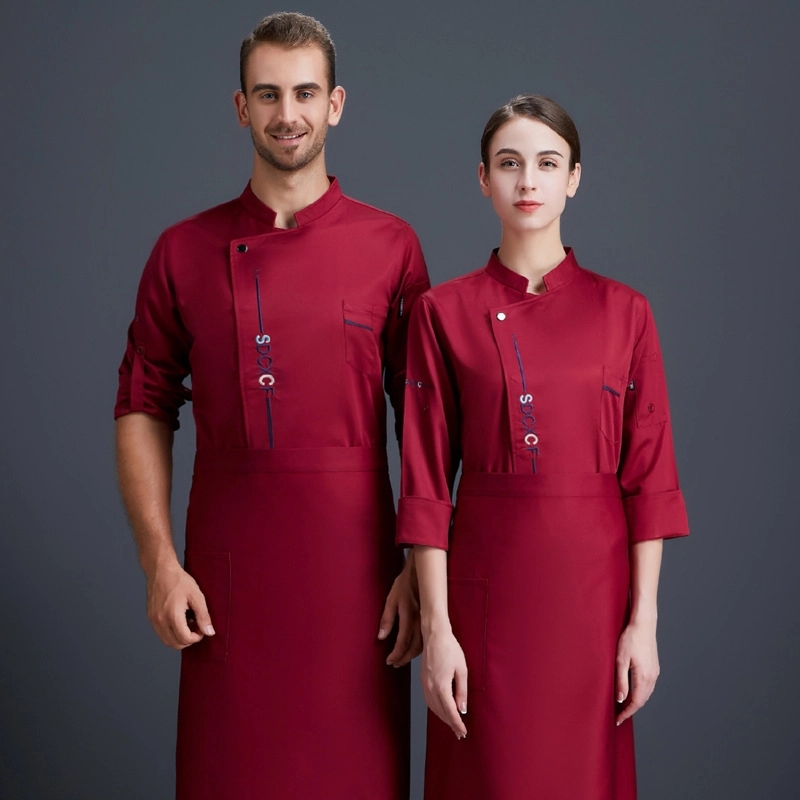 2025 Europe desing advanced restaurant chef work coat baker jacket uniform