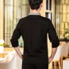 2025  Asian style  tea house work jacket hotel  staff hot pot store  blouse uniform factory wholesale Color color 2