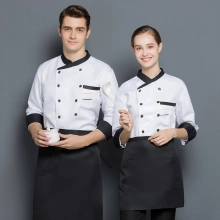 2022 longth  sleeve  kitchen asian style coat uniform  cheap price  wholesale chef blouse