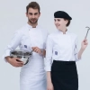 2022 long  sleeve  fashion baker jacket  kitchen coat  chef jacket uniform