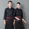 2022  hot sale long  sleeve  fashion double breast baker food store jacket  coat  chef jacket uniform