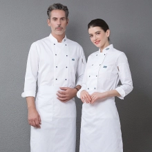 2025  long  sleeve  Europe fashion autumn winter baker cooking food jacket  coat  chef jacket uniform