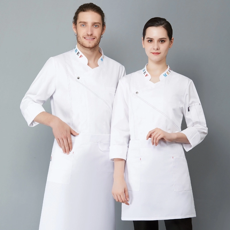 2025 Europe good quality bread house baker cooker coat chef jacket uniform workwear