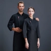 2022   Europe large size bread house men baker cooker  coat women  chef jacket uniform workwear