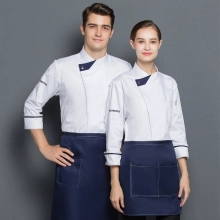 2022   Europe large size bread house men baker cooker  coat women  chef jacket uniform workwear