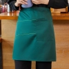 2025 solid color  short apron with pocket  apron for bar waiter