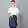 2022  denim pocket chef apron short apron  apron for bar waiter