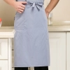 2022 knee length stripes  apron   cafe staff apron for  waiter chef with pocket
