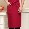 2025 kinee length  apron solid color  cafe staff apron for  waiter chef