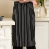 2022 knee length printing  cafe staff apron for  waiter chef apron wholesale