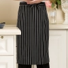 2022 knee length half length  cafe staff apron for  waiter chef apron wholesale