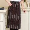2022 knee length printing  cafe staff apron for  waiter chef apron wholesale