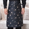 2022 knee length half length  cafe staff apron for  waiter chef apron wholesale