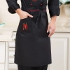 2022 Chinese elements  good fabric  cafe staff apron chili printing chef apron discount Color color 1