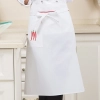 2025 fashion   good fabric solid color cafe staff halter apron long apron Color color 4