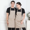2025 fashion high quality Europe desgin cafe halter apron long apron Color color 2