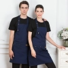 2022 fashion high quality Europe desgin cafe halter apron long apron Color color 3