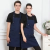 2025 fashion high quality Europe desgin cafe halter apron long apron