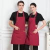 2022 fashion high quality Europe desgin cafe halter apron long apron Color color 4