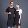 2025 fashion high quality Europe desgin water proof cafe halter apron long apron