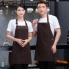 2025 fashion high quality Europe desgin wine color pub waiter apron cafe halter apron long apron Color color 1