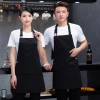 2025 fashion high quality Europe desgin wine color pub waiter apron cafe halter apron long apron Color color 2