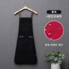 2025 high quality Europe new desgin wine color pub waiter apron cafe halter apron long apron