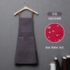 2025 high quality Europe new desgin wine color pub waiter apron cafe halter apron long apron