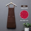 2025 high quality Europe new desgin wine color pub waiter apron cafe halter apron long apron