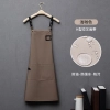 2022   Europe new desgin H style pub waiter apron cafe halter apron long apron