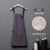 2022   Europe new desgin H style pub waiter apron cafe halter apron long apron