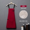 2025   Europe new desgin H style pub waiter apron cafe halter apron long apron