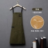 2025   Europe new desgin dessert store staff apron pub waiter apron cafe halter apron long apron