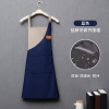 2022 hot sale  Europe new desgin patchwork dessert store staff apron   waiter apron cafe halter apron long apron