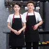 2025 USA hot sale  dessert store staff apron waiter apron cafe halter apron custom logo supported