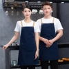 2025 hot sale  dessert store staff apron waiter apron cafe women halter apron custom logo Color color 1