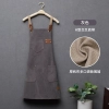 2025 hot sale  dessert store staff apron waiter apron fresh store halter apron custom logo
