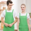 2025 candy color cheap long  halter apron super market vegetable store milk tea store  pub apron
