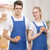 2022 candy color cheap long  halter apron super market vegetable store milk tea store  pub apron Color color 4