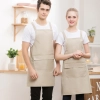 2025 candy color cheap long  halter apron super market vegetable store milk tea store  pub apron