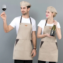 2025 Russia design halter apron meat  market vegetable store milk tea apron