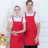 2022 America design halter apron vegetable store milk tea apron friut shop apron discount