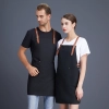 2022 Europe thicken halter apron vegetable store milk tea apron friut shop apron discount